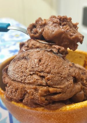 Foto de Sorvete de chocolate caseiro