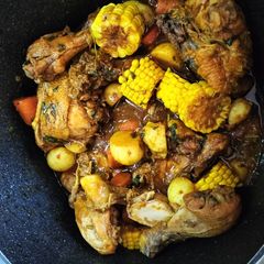 A picture of Chicken stew.