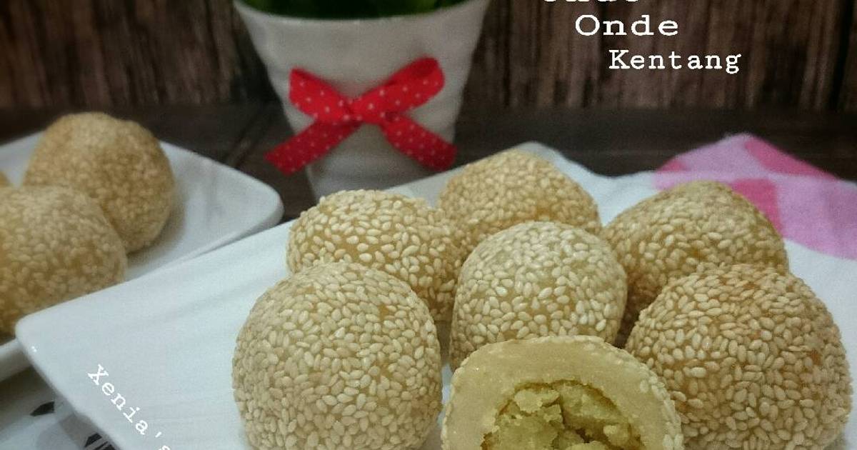 Resep Onde Onde Kentang Oleh Retno Nia Sari Xenia S Kitchen Cookpad