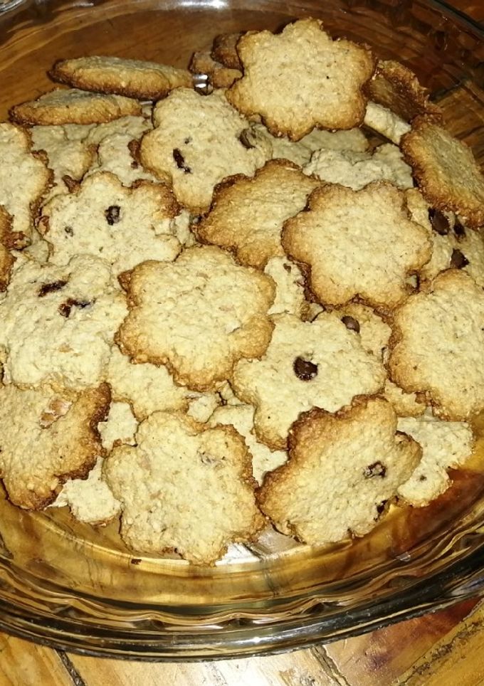 Una foto de Galletitas de coco y avena