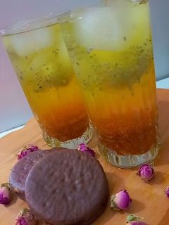 عکسی از دستور شربت تخم شربتی و خاکشیر