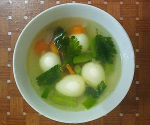 Cara Cepat Sayur Sop Telor Puyuh Praktis Enak