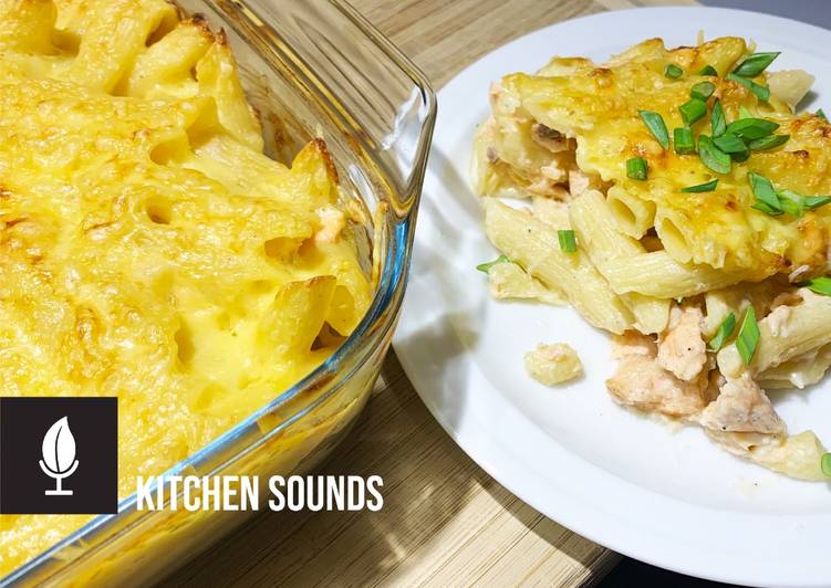 Salmon Mac and Cheese 🧀🐟🍲