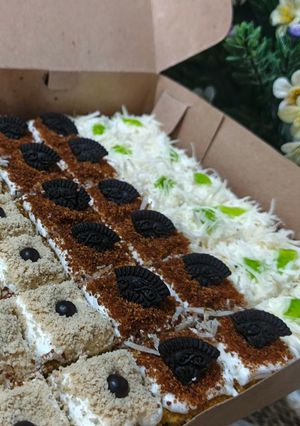 Foto resep KUE POTONG MOKA aneka topping