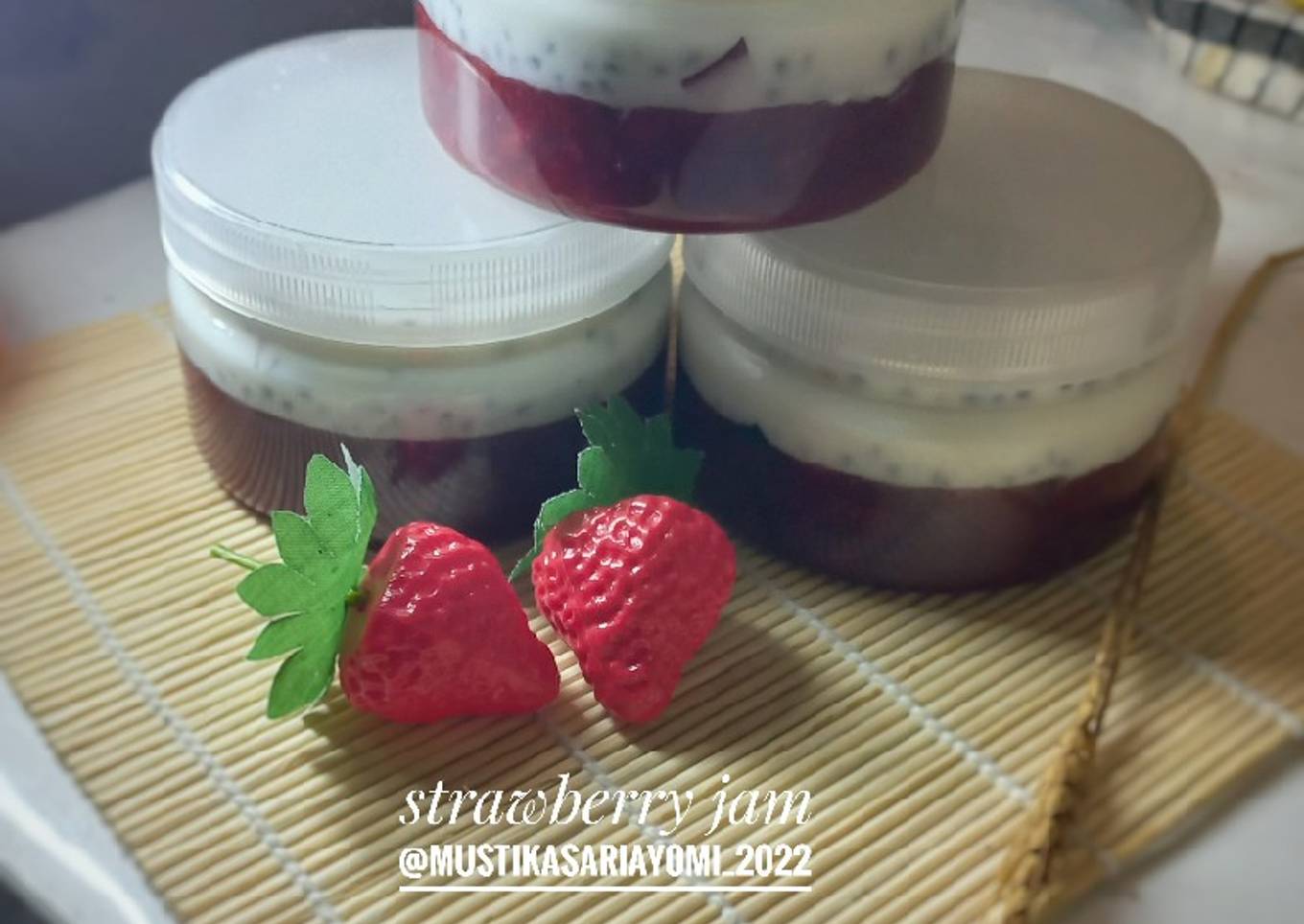 Bahan dan Cara Memasak Strawberry jam Praktis