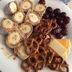A picture of Peanut Butter Banana Roll Up.