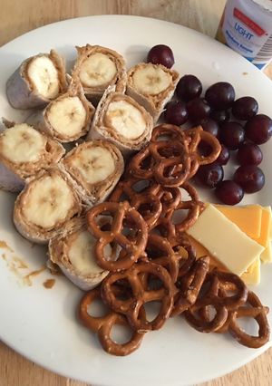 A picture of Peanut Butter Banana Roll Up.