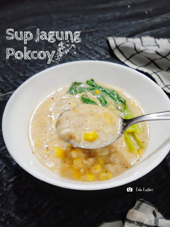 Foto resep Sup Jagung Pokcoy