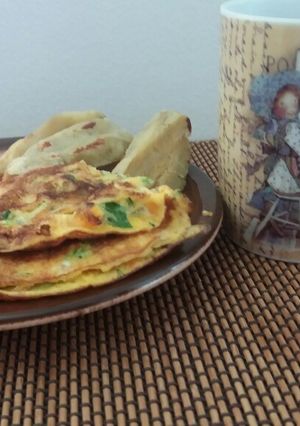 Foto de Omelete de abobrinha e cenoura