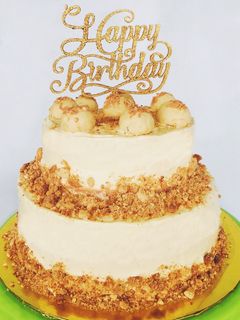 Foto resep Nastar crumble Cake (Pineapple chiffon cake) cooked dough