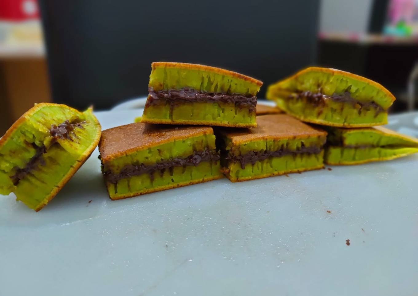 Martabak manis pandan teflon - resep kuliner nusantara