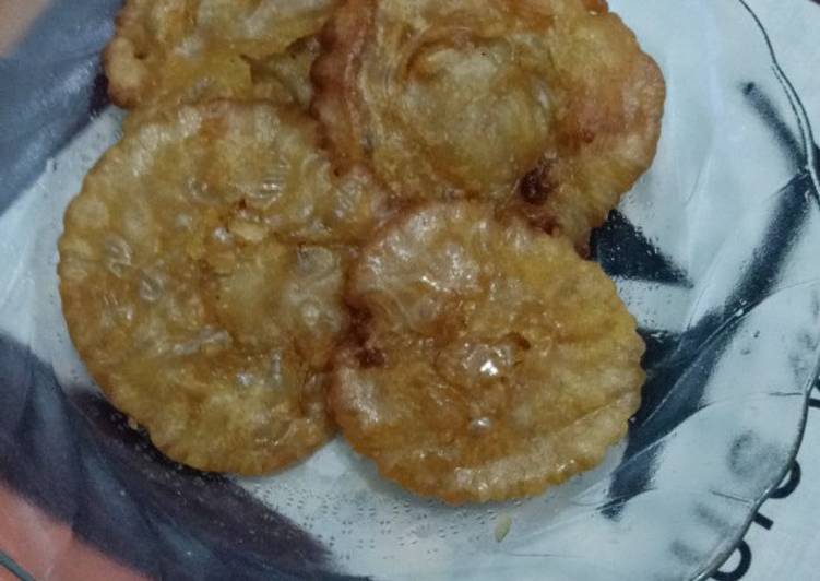 resep cara buat Kue cucur takaran sendok,