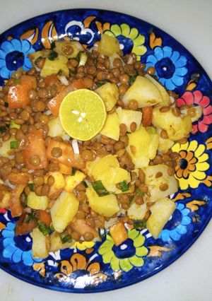 A picture of Alu Kali dal chat.