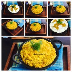 A picture of Rajasthani- Jodhpuri Malai Mogar (Dal-Sabji) 💁🏻‍♀️.
