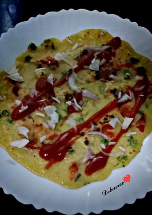 এগ প্যানকেক (egg pancake recipe in Bengali) রেসিপির প্রধান ছবি