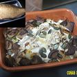 Filete de dorada con robellones y semillas