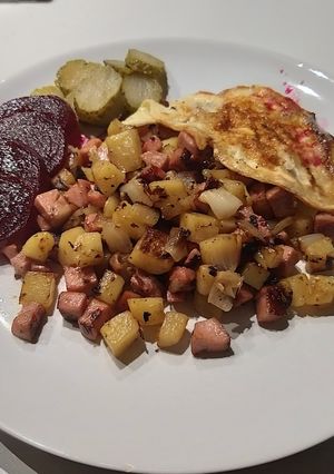 A picture of Pyttipanna - Swedish hash.