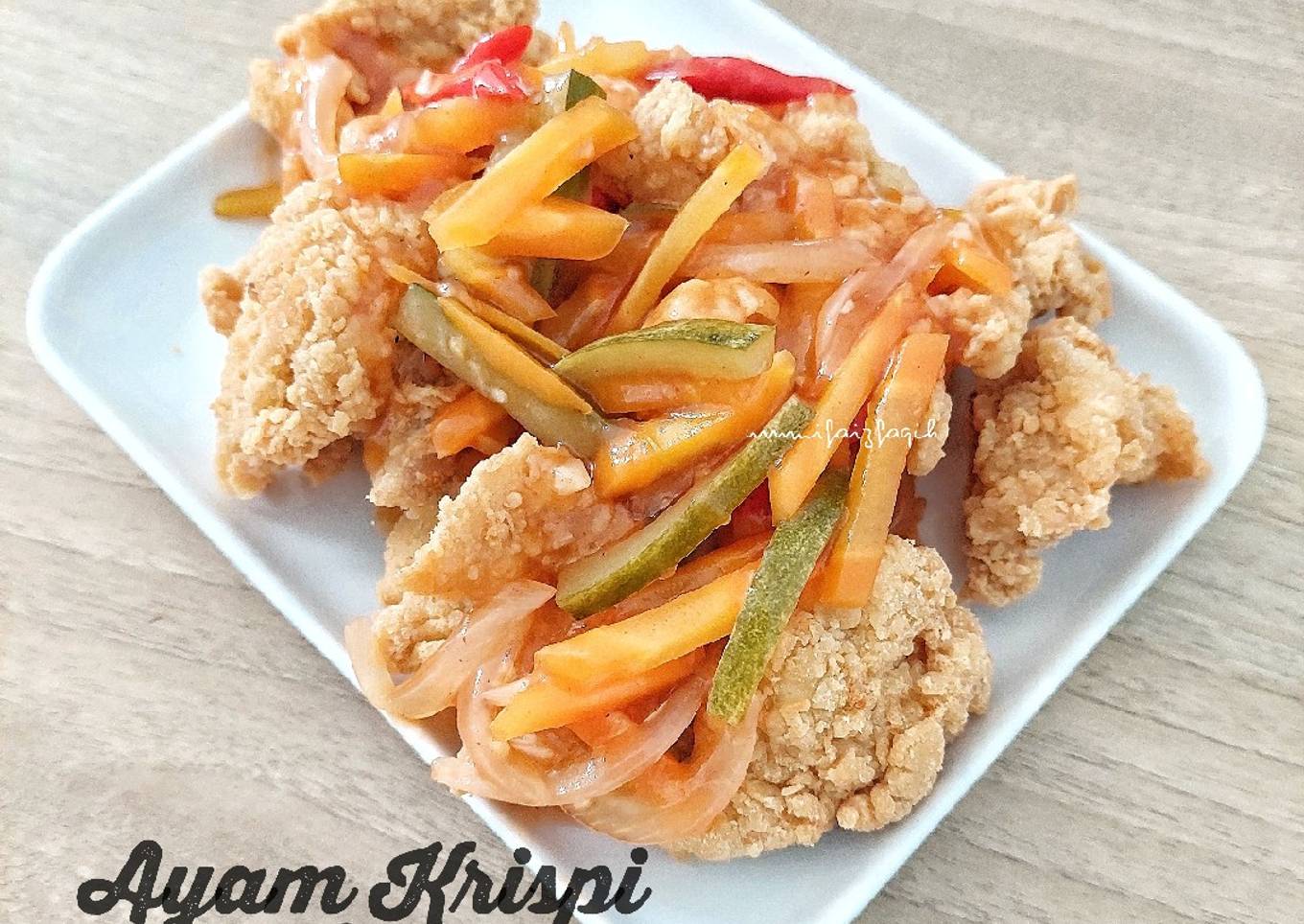 Ayam Krispi Saus Asam Manis