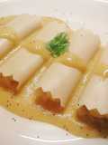Canelones rellenos de dorada salvaje