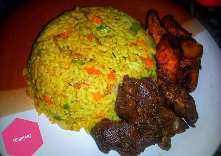 Recipe of Delicious Vegetable Party Jollof