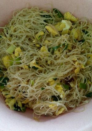 Foto resep Orak arik bihun telur dadar