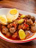 Sambel kreni telur pete mercon