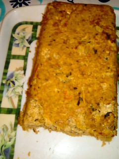 Una foto de Budín de trigo bulgur, brócoli y ricota 💚👋👋