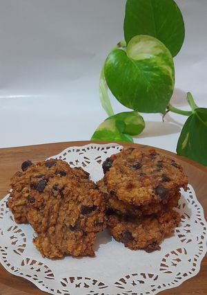 Foto resep Banana Oat Cookies (Kukis Pisang dan Oat)