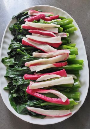 A picture of Choisam with Crab Stick.