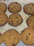 Galletas de harina de garbanzo y maíz