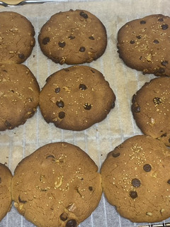 Una foto de Galletas de harina de garbanzo y maíz