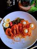 Udang mie (Supaishī shōyu ebi) men