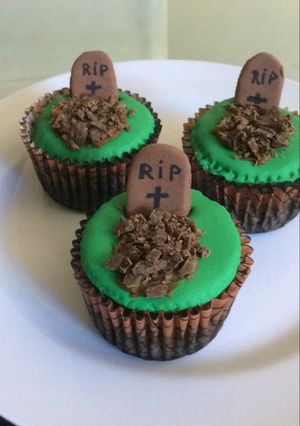 Una foto de Cupcakes de la cripta