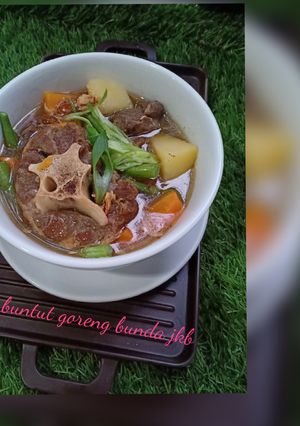 Foto resep Sop buntut goreng ala bunda jkb