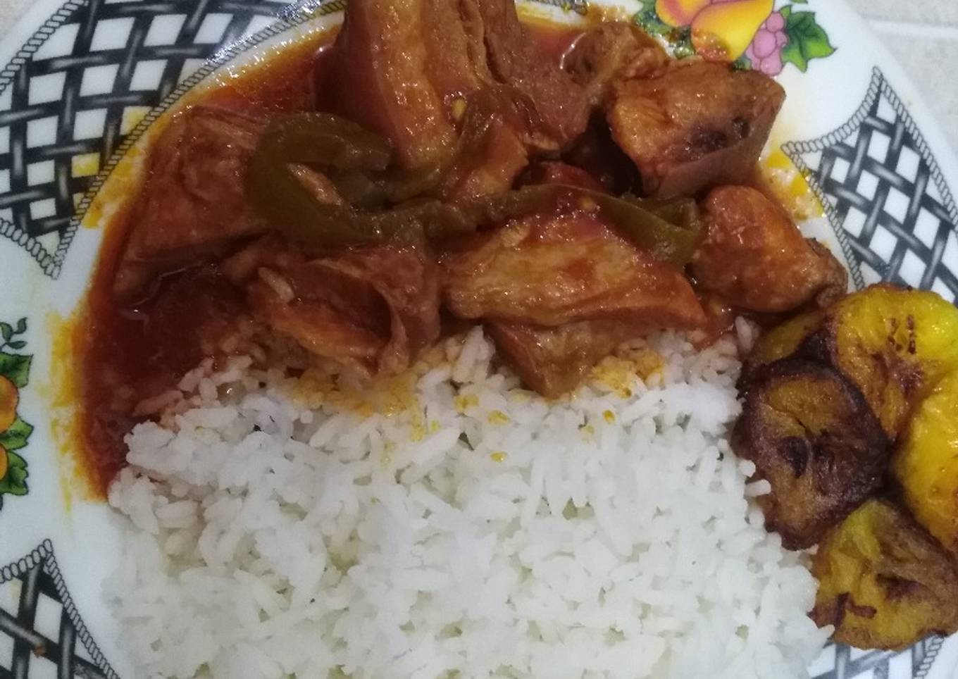 Fricasé de cerdo a la criolla