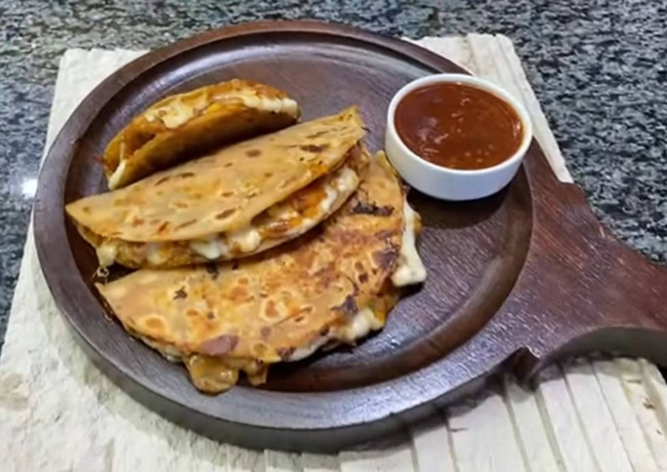 Crispy potato tacos
