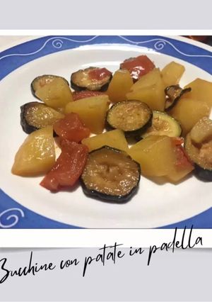 Foto di Zucchine con patate in padella