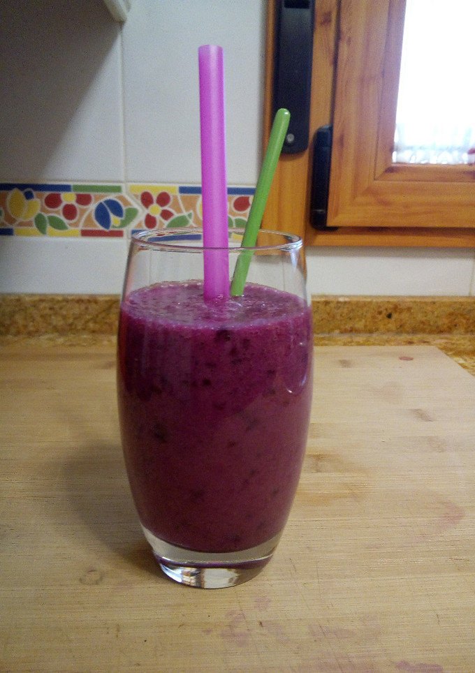 Una foto de Smoothie de Ciruela (rico en fibra)