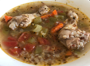 Фото ПП гречневый суп с курочкой или индейкой.