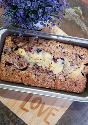 Foto resep 33. Blueberry Muffin Bread