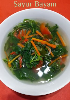 Foto resep Sayur Bayam