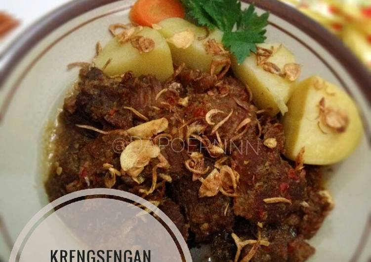 Krengsengan Daging