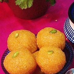 A picture of Motichoor ke Laddoo.