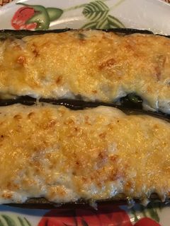 Una foto de Berenjenas rellenas de carne