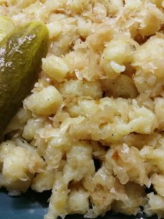 Káposztás sztrapacska recept fotója