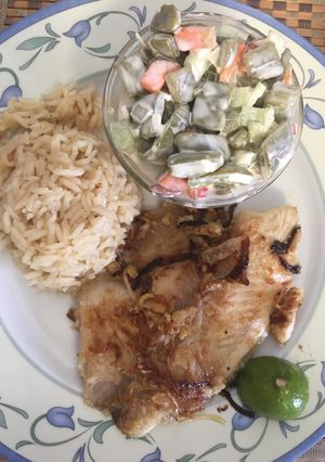 Una foto de Pescado empanizado