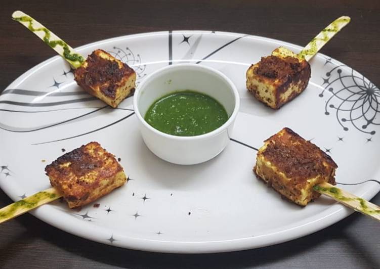 Step-by-Step Guide to Make Quick Paneer tikka popsicles