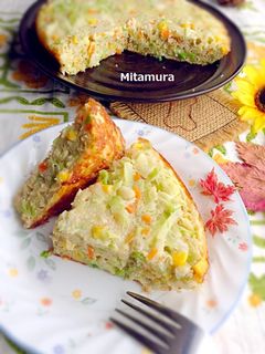 高麗菜烘蛋（無起司） 的食譜成品照片