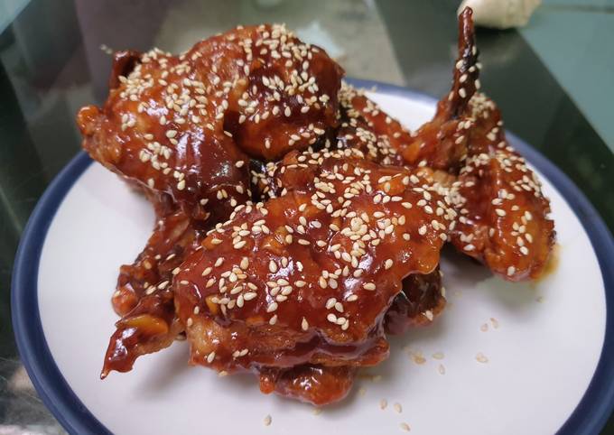 Resep: Korean Chicken Wing Yang Sederhana