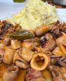Calamares en salsa a la riojana